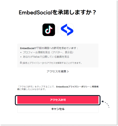 authorize-connection-tiktok-and-embedsocial