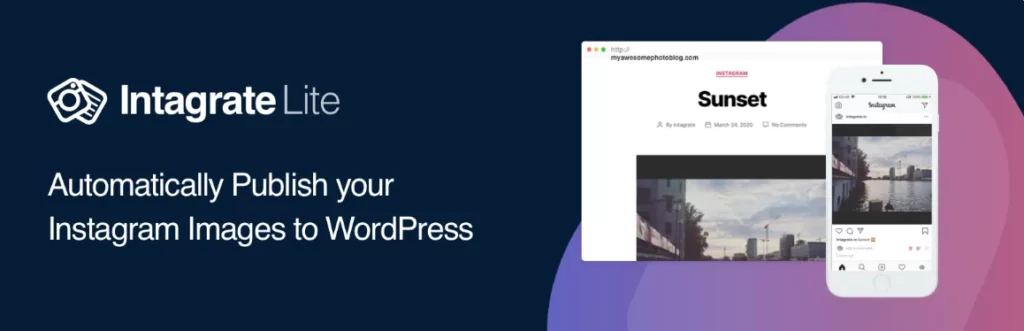 WoredPress InstagramプラグインーIntegrate Lite