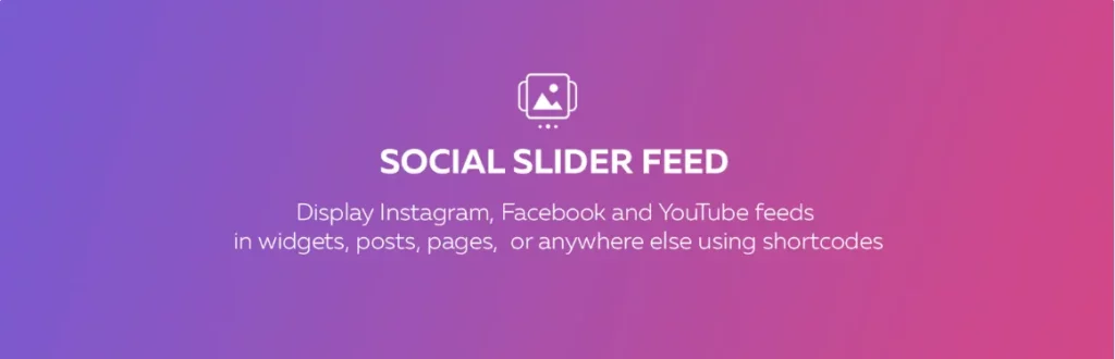 Wordpress InstagramプラグインーSocial Slider Feed