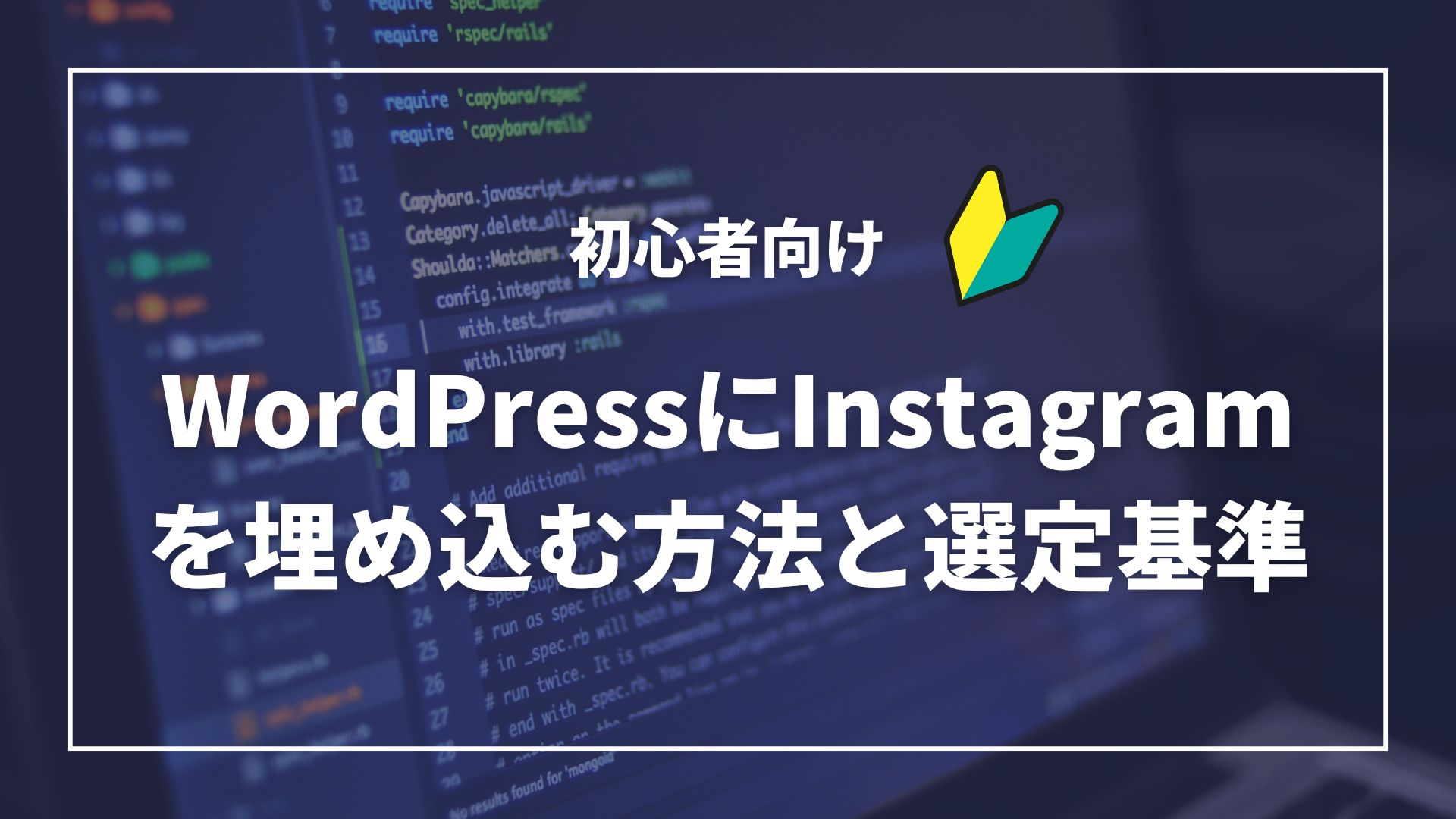 WordPressでInstagramを埋め込む方法まとめ【評価基準と最適解をご紹介】