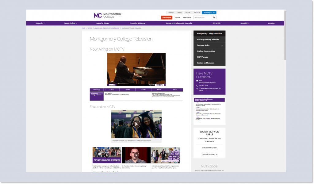 montgomery-college-tv-screenshot