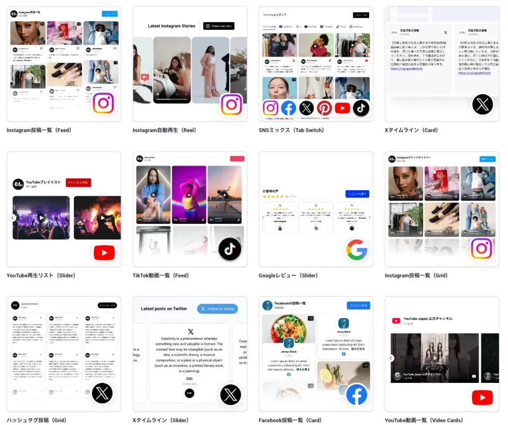 EmbedSocial-socialmedia feed template