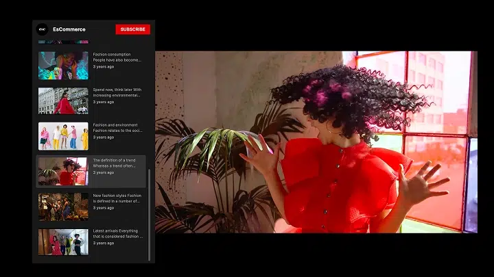 EmbedSocial AIテンプレート「YouTubeプレイリストタブ」