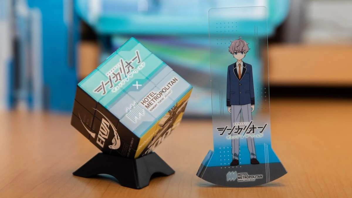 コンセプトルーム宿泊者向けのオリジナルノベルティ