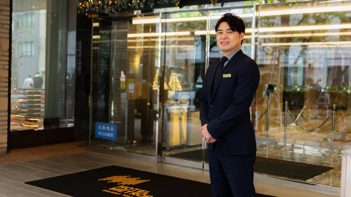 インタビューにご協力いただいたホテルメトロポリタン エドモントの田中様